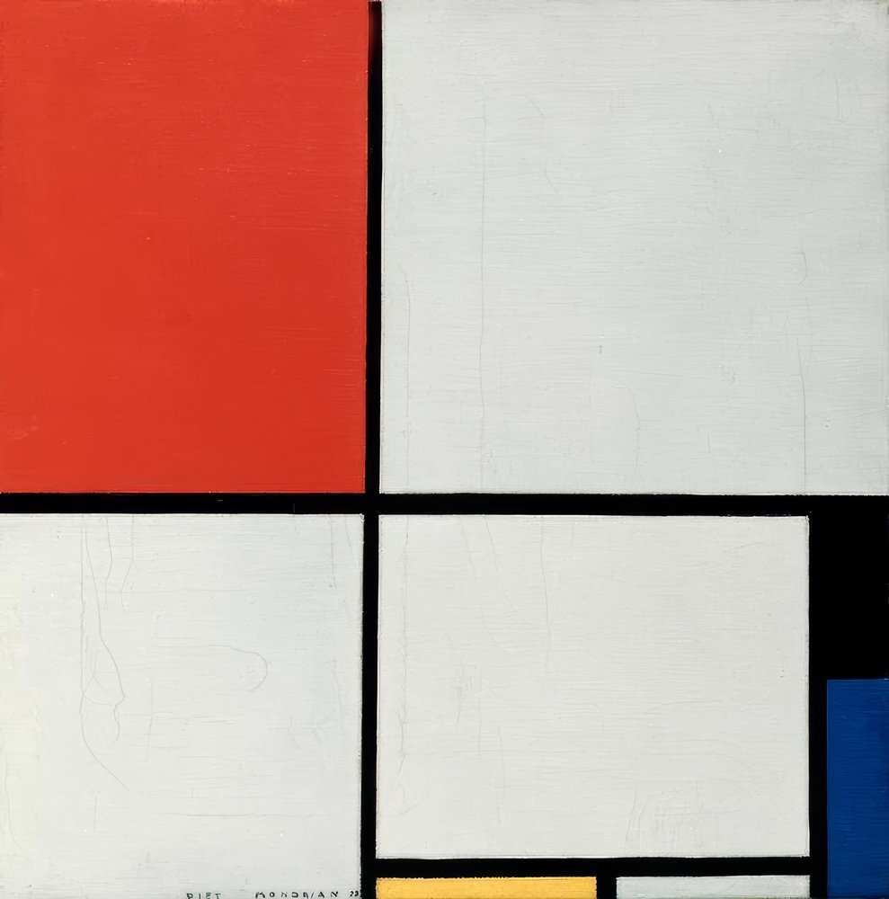 Piet Mondrian - Komposition in